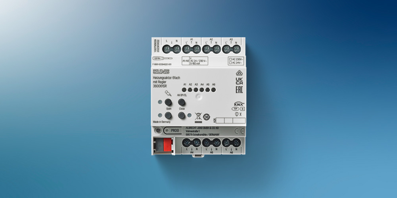 KNX Heizungsaktor 6-fach bei Klug & Schwartz Elektrotechnik GmbH in Neuental-Zimmersrode